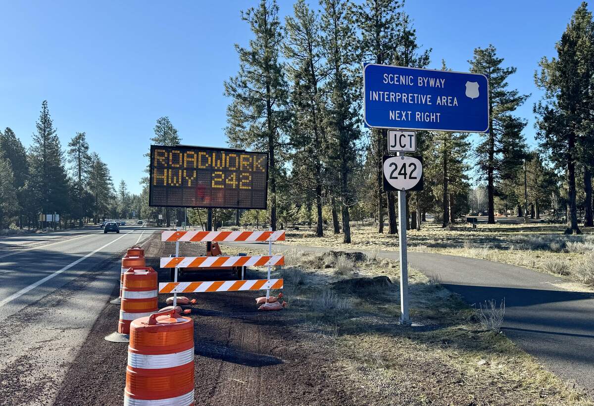 Highway 242 work gets underway - The Nugget Newspaper